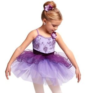 GIRLS BALLET COSTUME MEADOW BEAUTY SIZE SMALL